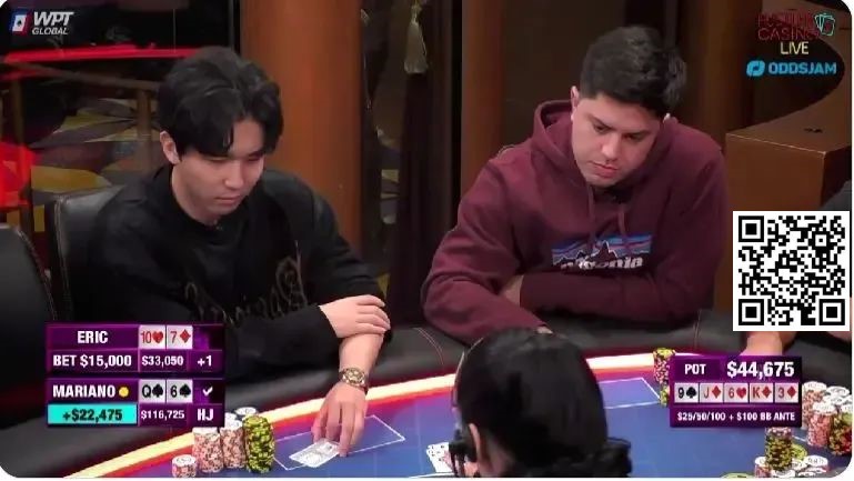 【EV扑克】牌局分析 | Mariano Grandoli 做出了惊人的跟注【EV棋牌】-EV棋牌