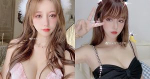 美豔嫩妹「粉紅洋裝視角超兇」,飽滿事業線長到滿出來!【EV棋牌】-EV棋牌