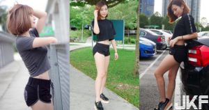 這腿太惹火！正妹「雪白肌膚」吹彈可破，公園大露「極品水蛇腰」路人完全受不了！【EV棋牌】-EV棋牌