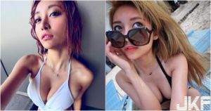 不管短髮長髮都撩人！「大奶版子瑜」祈錦鈅比基尼化身「水中美人魚」！【EV棋牌】-EV棋牌