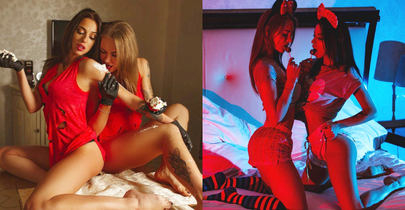 想一起玩!妹子拉閨蜜一起下海解飢渴 「乳波相撞」威力加倍大超肉慾