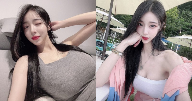 美女畫家「自拍時乳量超兇」,薄薄的上衣要被撐爆了!