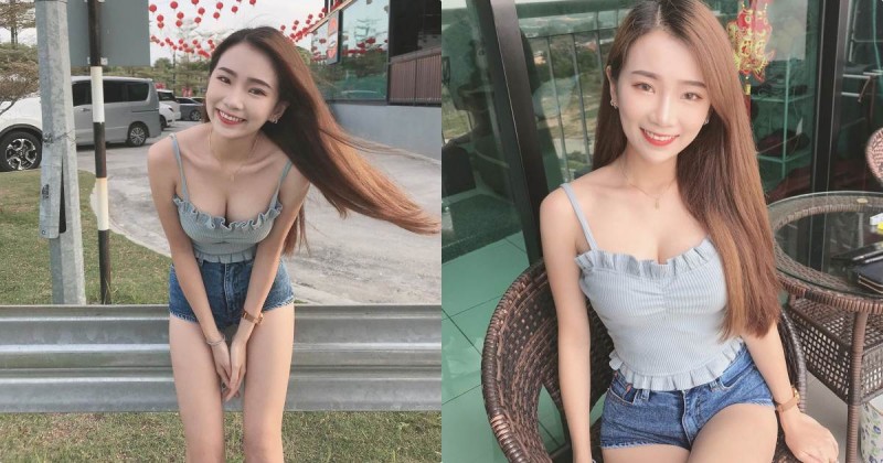 甜美妹子Mina「彎腰放送美乳」,超誘惑超溝好養眼啊!