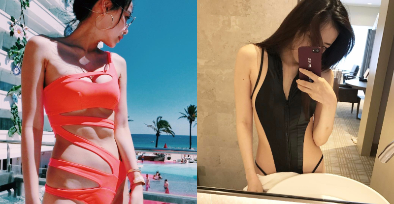正妹穿上危險「撕裂泳裝」!野性美和清新氣質成反比!可惡想撕…