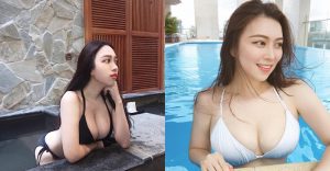 「大奶姊姊」身懷巨乳泡溫泉,犯規曲線讓路人挺不了身!畫面太養眼!【EV棋牌】-EV棋牌