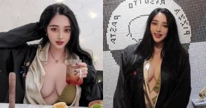 吃飯吃到奶掉出來!正妹護理師「黃靜」用餐時瘋狂散發奶香!【EV棋牌】-EV棋牌