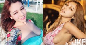 好甜!充滿異國風情的「雪白美乳妹」!胸前車頭燈亮到讓人睜不開眼啊!【EV棋牌】-EV棋牌