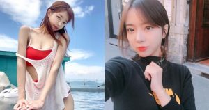 背影殺手！可愛妹子韓國秘境「性感解放」，紅色比基尼「讓白嫩線條現形」！【EV棋牌】-EV棋牌