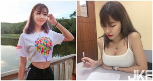 爆乳妹用大碗公考試！「飽滿乳量」辣到旁邊同學都暈了！【EV棋牌】-EV棋牌