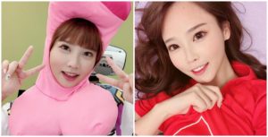 等等這個頭套好像怪怪的？顏值擔當「正妹Youtuber」咪妃收到粉絲禮物，九妹要生氣了喔【EV棋牌】-EV棋牌