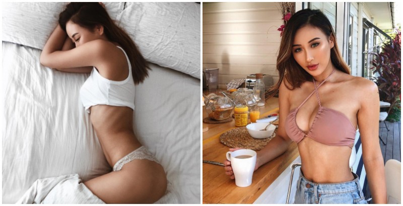 早上起床也要辣到翻！「狂野正妹」火辣的極致美體，完美曲線讓人看傻眼！【EV棋牌】-EV棋牌