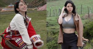 去川藏露奶可以嗎？巨乳姐「香菱」在海拔4600米爆乳露腹肌好狂！【EV棋牌】-EV棋牌