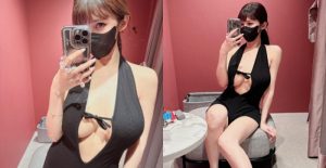 巨乳甜心《安希Anxi》曝光深V私服　一路開到肚臍涼快又顯身材【EV棋牌】-EV棋牌