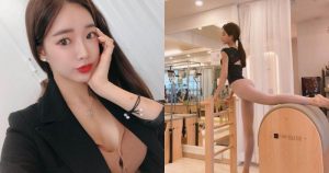 正妹伸展時展現「逆天長腿」，優質的「緊身畫面」好讓人衝動啊！【EV棋牌】-EV棋牌