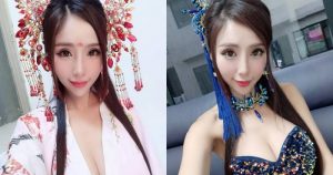 最美廟會禮生！神級仙女打扮「酥胸外露」，美豔容貌讓信徒瘋狂！【EV棋牌】-EV棋牌