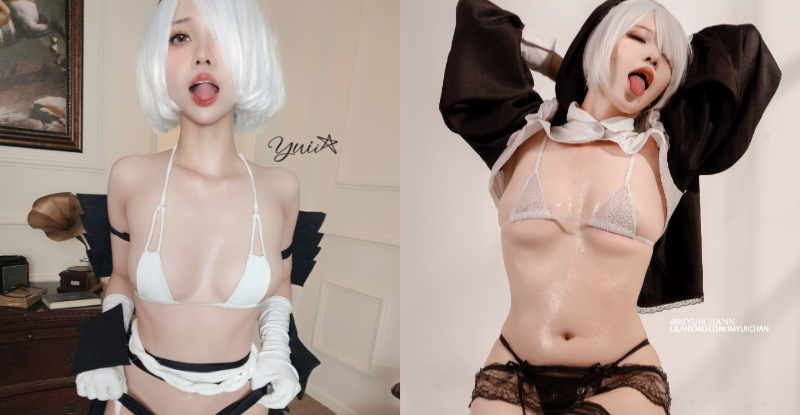 工口Coser銷魂吐舌勾引意圖明顯　時不時就露出高潮顏叫人怎麼受得了～【EV棋牌】-EV棋牌