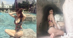 實在太辣啦!「引退F奶」妖嬈加倍,「豐乳肥臀」沙灘曬乳似乎更加風騷啦!【EV棋牌】-EV棋牌