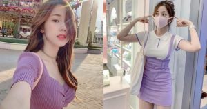 包緊緊也很辣！「清純系女神」偷藏魔鬼E奶，威力釋出讓人招架不住啊！【EV棋牌】-EV棋牌