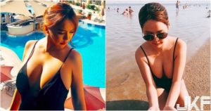 好強大的長輩!「白嫩巨乳妹」死海玩泥巴!背後路人都捨不得移開視線啦!【EV棋牌】-EV棋牌