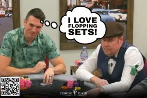 【EV扑克】翻牌底set完美逆袭,河杀坚果顺【EV棋牌】-EV棋牌