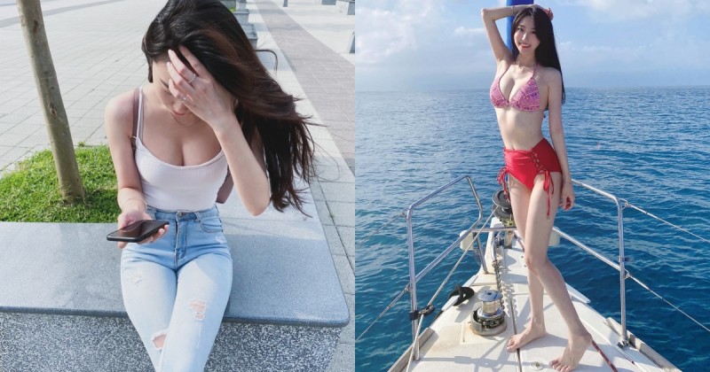 不愧是別人老婆!正妹人妻「超白皙」美乳長腿,辣妹穿搭有夠吸睛