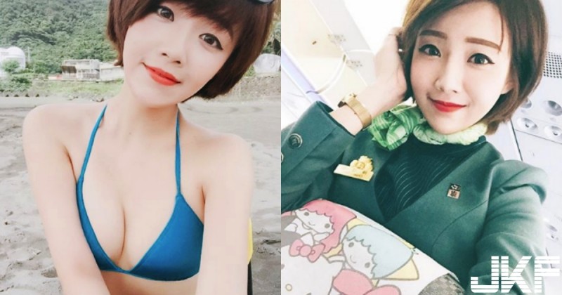 求認識！「隱乳長榮空姐」制服下藏兇器，「白白嫩嫩」比基尼有點太厲害！【EV棋牌】-EV棋牌