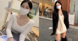 戴口罩防疫的「火辣長腿正妹」，街頭展現「性感好曲線」！【EV棋牌】-EV棋牌