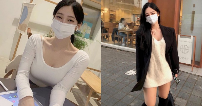 戴口罩防疫的「火辣長腿正妹」，街頭展現「性感好曲線」！【EV棋牌】-EV棋牌