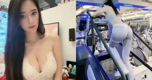 這我狂看一百遍！健身房「美腿正妹」子涵挺翹臀爬樓梯，超狂蜜桃讓網友猛重播！【EV棋牌】-EV棋牌