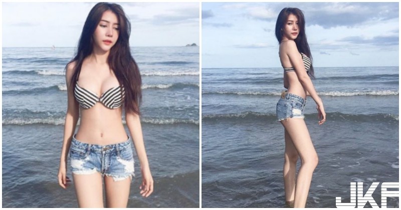 九頭身正妹「長腿超逆天」，海中辣照「曲線讓人瘋狂啊」！【EV棋牌】-EV棋牌