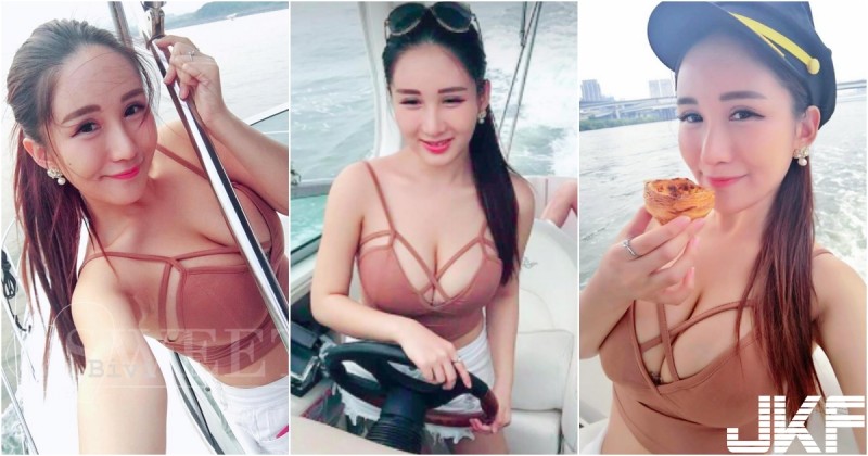 「遊艇大奶妹」開船好盡興！「巨大雪乳」快蹦出衣服，比海面還要波濤洶湧！【EV棋牌】-EV棋牌