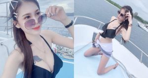 去墾丁玩第一次穿比基尼的素人正妹「凱妘」,意想不到的豐滿!【EV棋牌】-EV棋牌