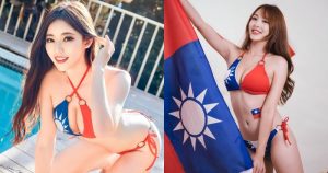 國慶日就要看國旗女孩！多位「辣模正妹」展現國旗比基尼秀前凸後翹好身材【EV棋牌】-EV棋牌