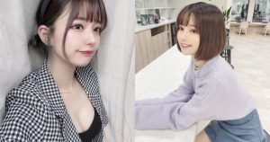 可愛櫻花妹「胸前有大反差」,「白嫩的事業線」好誘人喔!【EV棋牌】-EV棋牌
