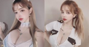 巨乳麻豆「아효」愛扮火辣女僕挑逗，胸前兩顆乳球快比足球大了！【EV棋牌】-EV棋牌