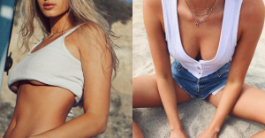 邪惡視角！大奶妹最愛胸前「白嫩渾圓雙乳球」　不自覺伸手揉捏表情銷魂【EV棋牌】-EV棋牌