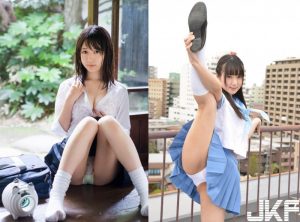 女高中生蹲坐「深溝外露」鼠蹊部被看光光 隔著螢幕都能聞到味道【EV棋牌】-EV棋牌