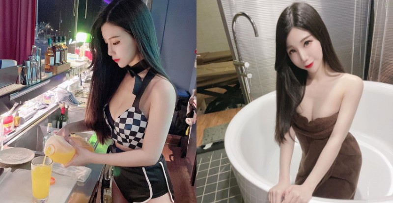 性感Bartender「Miyo米優」火辣爆乳特調 讓人還沒喝就先醉倒