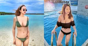 營養都吃到胸部去!甜美正妹巨乳溢出比基尼 大份量「奶半球」探頭見客!【EV棋牌】-EV棋牌