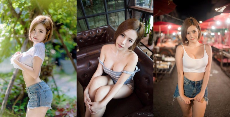 「雪白嫩乳」上下跳動！「巨乳正妹」乳浪深溝的魔力沒有男人擋得住！【EV棋牌】-EV棋牌