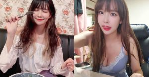 隱乳系甜美直播主「低胸放送」粉絲福利　白嫩雪乳呼之欲出角度很可以～【EV棋牌】-EV棋牌