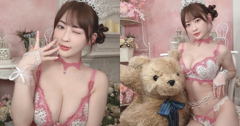 超萌棉花糖雪乳女孩！童顏巨乳小隻馬「美梨」白嫩美體即將降臨TSE學服祭啦！【EV棋牌】-EV棋牌