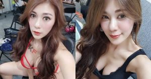 正妹JoJo 嘉嘉「火辣姿勢」太撩人，深溝乍現「渾圓胸型曝光」！【EV棋牌】-EV棋牌