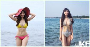受不了!天菜級「海邊美乳正妹」乳量好兇爆!衣服底下的「大胸器」真是迷死人…【EV棋牌】-EV棋牌
