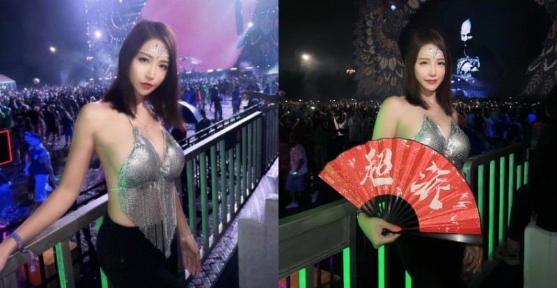 超派!長腿原民混血女神《金娜娜》爆乳看演唱會 現場氣氛更升溫