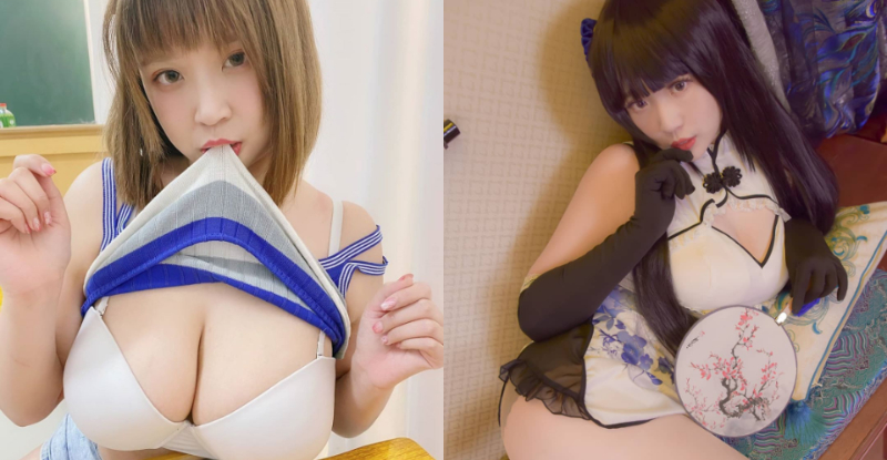 就想要啪脫!火辣Coser「茹茹Ruru」無辜緊咬針織上衣,就怕男粉錯過兇猛大ㄋㄟㄋㄟ!