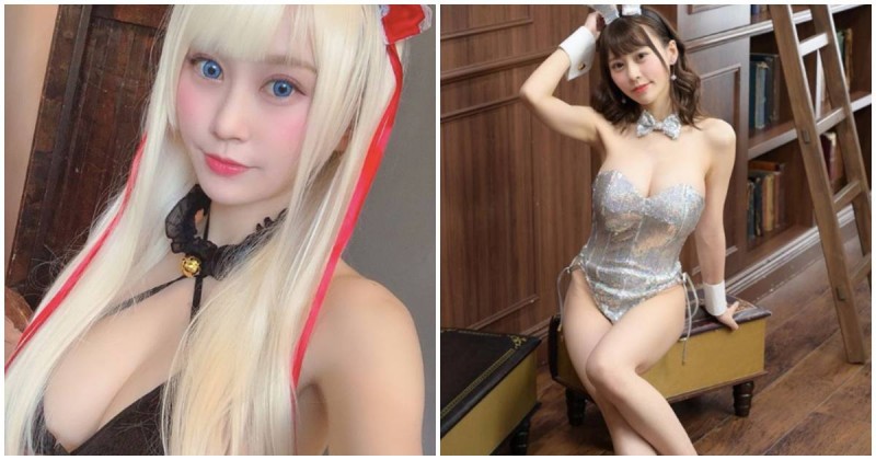 「火辣正妹」兔女郎打扮超騷氣，「白嫩渾圓巨乳」太噴鼻血了！【EV棋牌】-EV棋牌