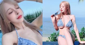 2024最後一發!巨乳正妹「嵐芯語」爆乳比基尼請粉絲多多指教!【EV棋牌】-EV棋牌