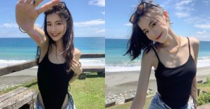 花蓮海邊出現「頂規正妹」，褲頭失守「高衩搭甜笑」惹海岸線都戀愛【EV棋牌】-EV棋牌
