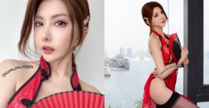 開衩的高度決定心跳的速度！百變女王Maggie換上性感旗袍拜年【EV棋牌】-EV棋牌